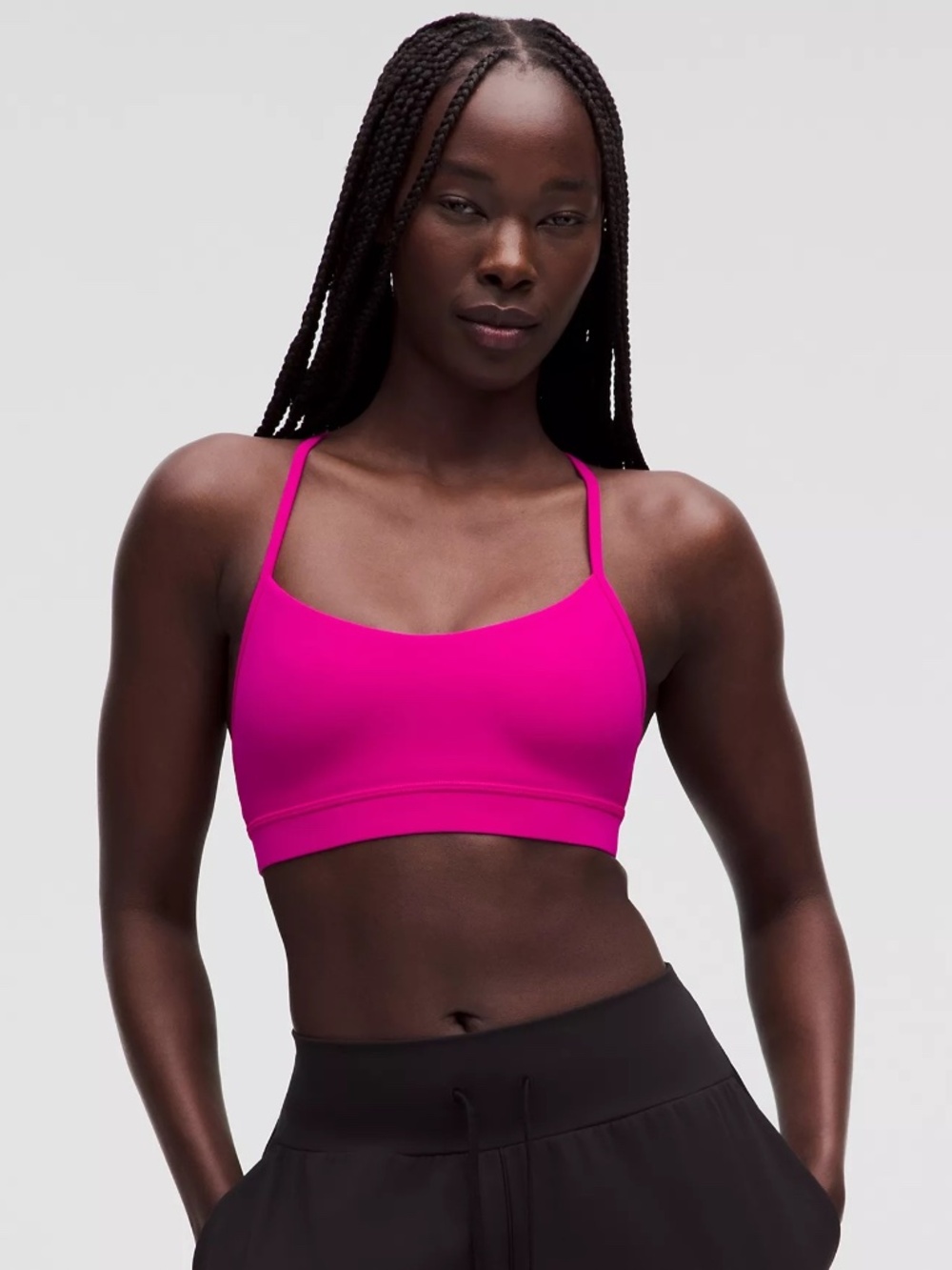 Lululemon | 6 | Flow Y Nulu Bra | Barbie Pink
